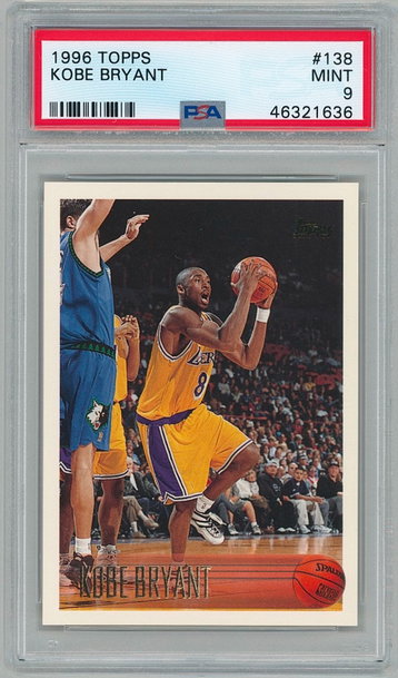 KOBE BRYANT 1996 Topps RC