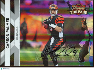 2010 Panini Threads Carson Palmer Red Autographs