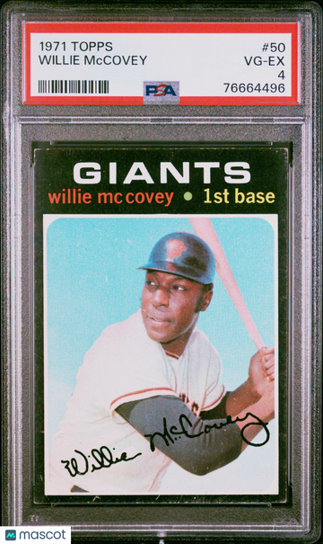 1971 Topps Willie Mccovey #50 PSA 4