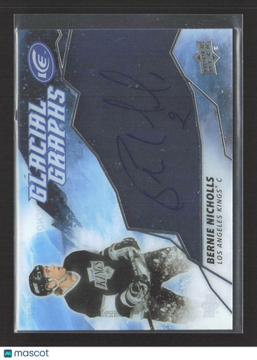 2019 Upper Deck Ice Glacial Graphs Bernie Nicholls #GG-BN