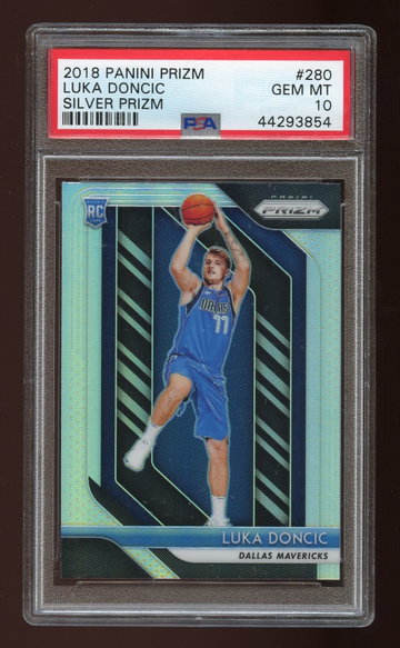 2018 Panini Prizm Luka Doncic #280 Silver Prizm PSA 10 Gem Mint