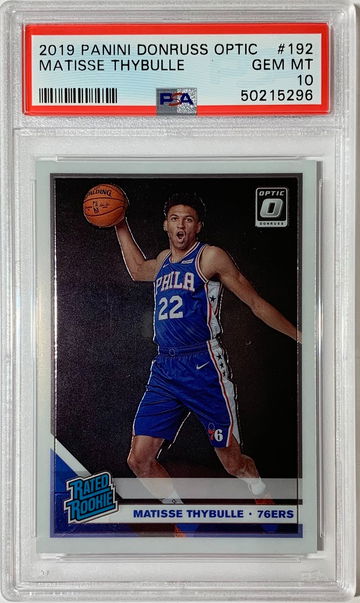 2019 Panini Donruss Optic Matisse Thybulle PSA 10 #192