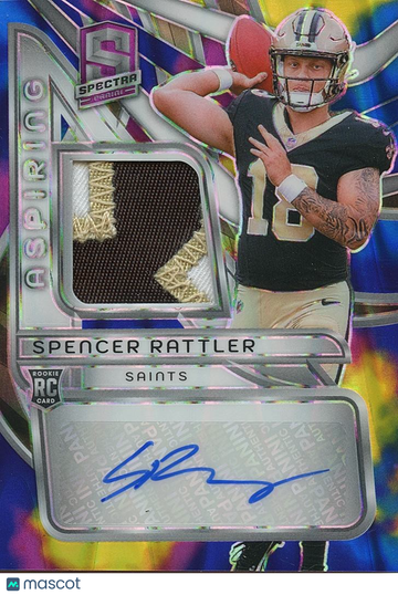 2024 Panini Spectra Spencer Rattler Rookie Panini Authentic