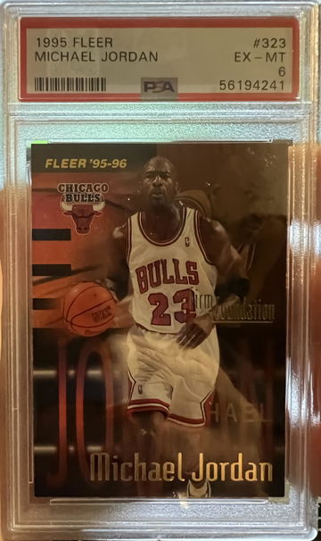 1995 Fleer Michael Jordan #323 PSA 6