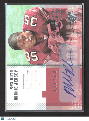 2006 Upper Deck SPx Michael Robinson #211 Rookie Jersey 0880/1650 SPx Auto Rookie Jersey Auto