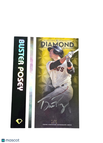 2023 Topps Diamond Icons Buster Posey #BPA-BP Black Polychromatink /1