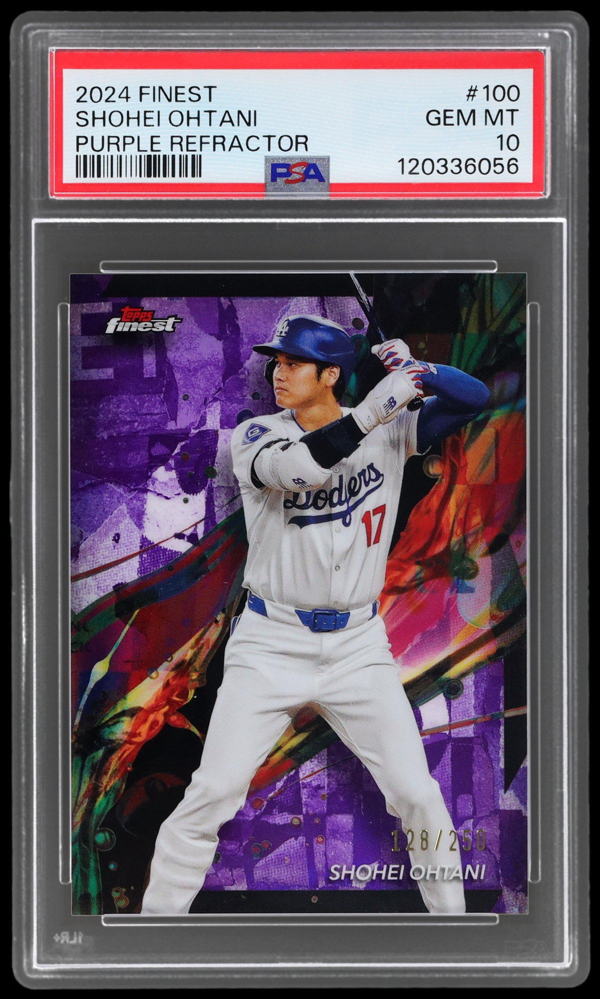 2024 Finest Shohei Ohtani Purple Refractor PSA 10 | MySlabs