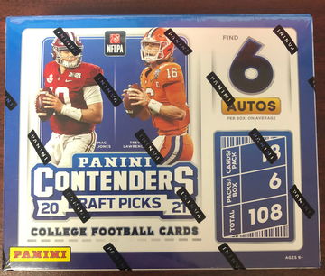 2021 Panini Contenders Draft Picks COLLEGE Football Hobby Box