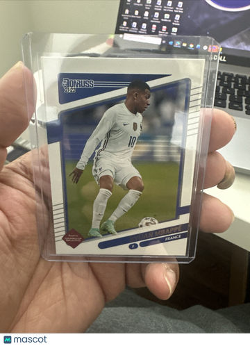 2021-22 Panini Donruss Soccer Kylian Mbappé France #60 FIFA World Cup Soccer Card