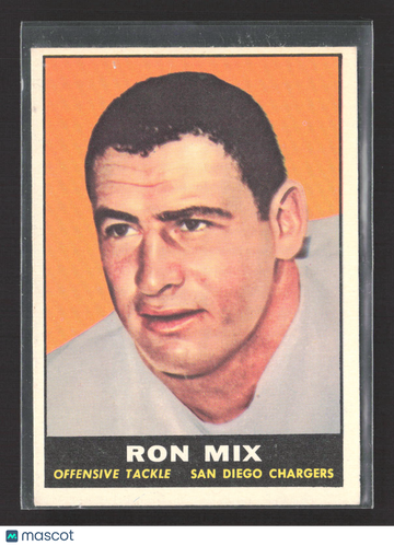 1961 Topps Ron Mix #168