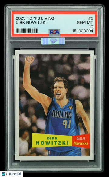 2025 Topps Living Dirk Nowitzki #5 MBA 10
