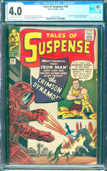Tales of Suspense #46 (1963) CGC 4.0 -- 1st app. of Crimson Dynamo (Anton Vanko)