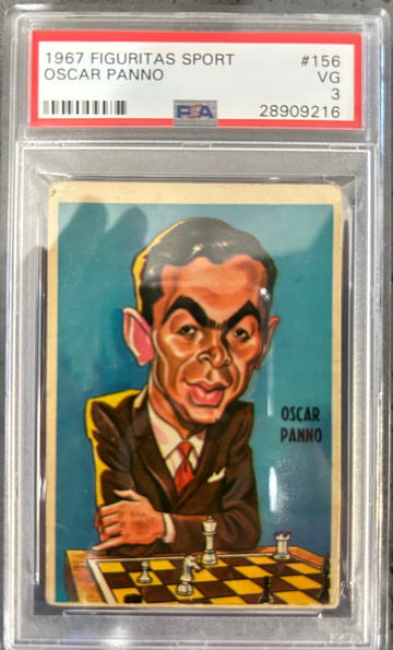 1967 Figuritas Sport Oscar Panno PSA 3
