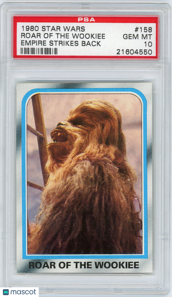 1980 Star Wars Empire Strikes Back Roar Of The Wookiee #158 PSA 10