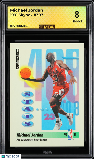 1991 Skybox Michael Jordan #307 MBA 8