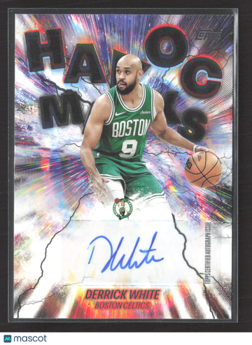 2025 Topps Havoc Marks Derrick White HM-DW Autographed Basketball Card Boston Celtics