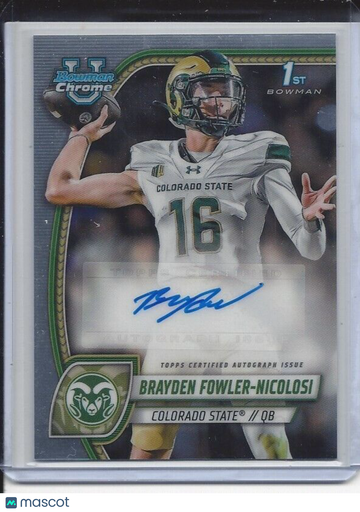 2024 BOWMAN CHROME UNIVERSITY #89