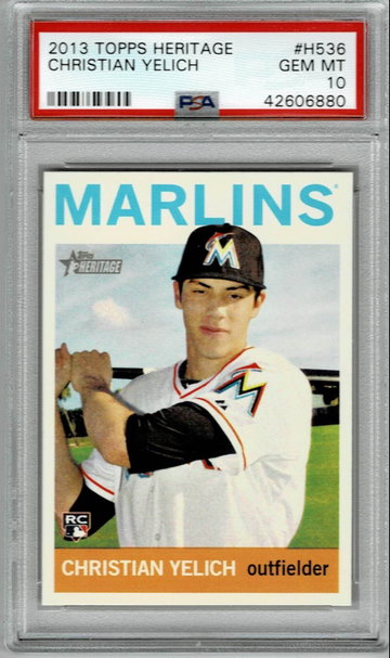 2013 Topps Heritage High Christian Yelich RC