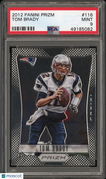2012 Panini Prizm Tom Brady #116 PSA 9