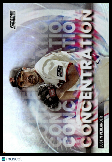 2025 Stadium Club Justin Verlander #C-18 Concentration