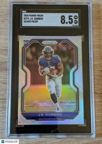 2020 J. K. Dobbins #379 Rookie 8.5
