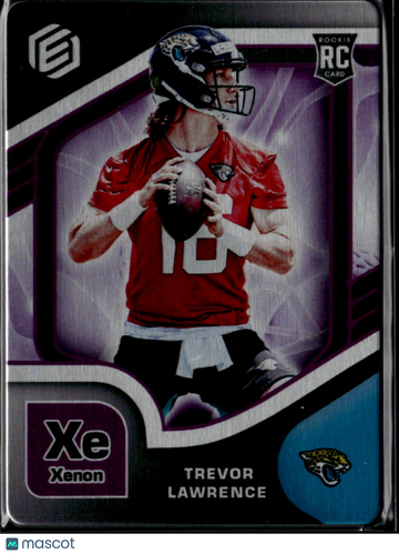 2021 Panini Elements Football Xenon Trevor Lawrence #77 RC