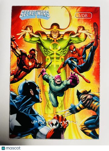 2026 MARVEL DOCTOR DOOM COLLECTOONS Iron Man Loki Wolverine Captain America Spider-Man CASE HIT #WI08