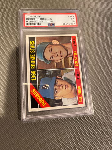1966 don sutton rookie psa. 5