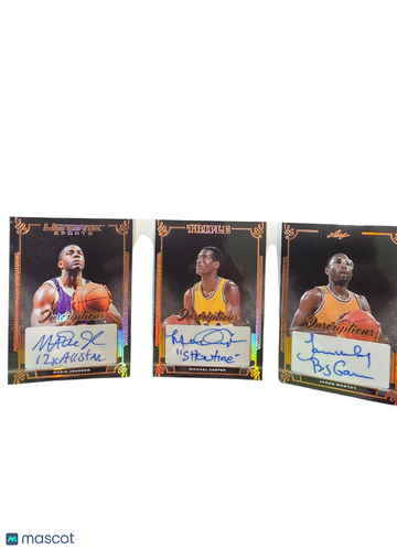 2012 Leaf Legends of Sport Triple Inscriptions Multiple Players /12 Autograph