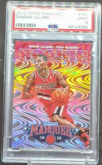 2012-13 Marquee Damian Lillard RC #181 PSA 9