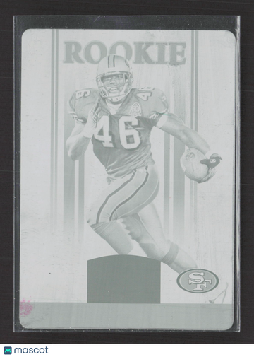 2007 Donruss Gridiron Gear Football Delanie Walker #134 Black Printing Plate /1