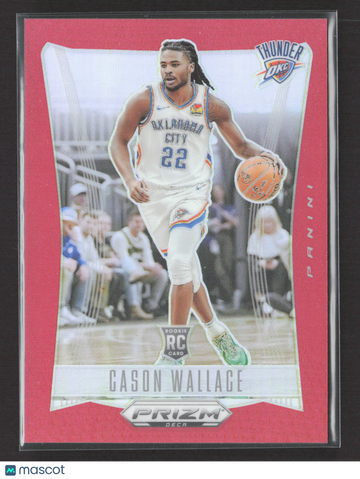 2024 Panini Prizm Deca Cason Wallace #146 Red 116/199 RC