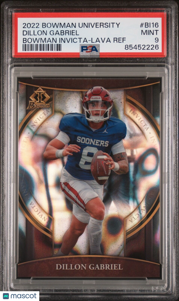 2022 Bowman Dillon Gabriel #BI-16 Refractor PSA 9