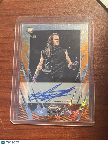 2026 Topps Chrome wwe logofractor edition Undertaker Chrome