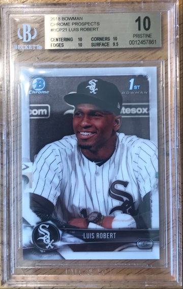 2018 LUIS ROBERT BOWMAN CHROME PROSPECTS BGS 10