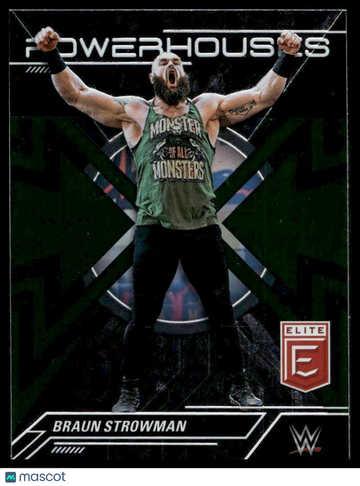 2023 Donruss Elite WWE Braun Strowman #4 Powerhouses Green