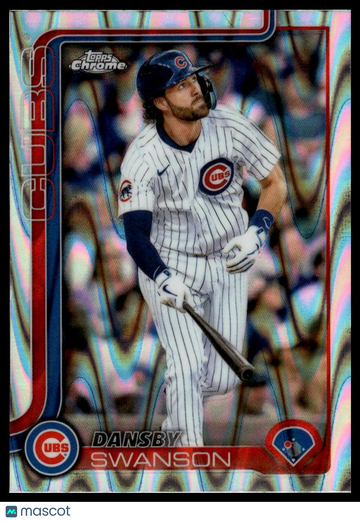2025 Topps Chrome Dansby Swanson #215 Raywave Refractors