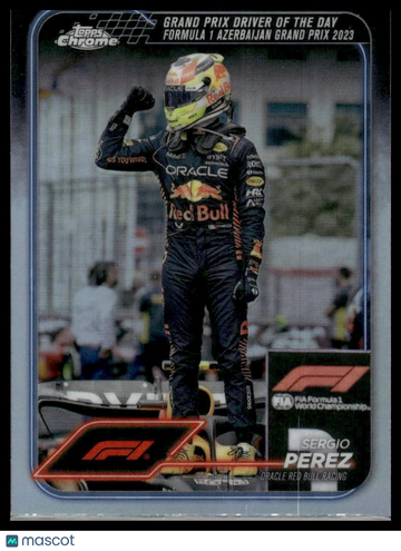 2024 Topps Chrome Formula 1 Sergio Perez #162 Refractors