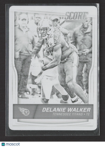 2016 Panini Score Football Delanie Walker #314 Black Printing Plate /1