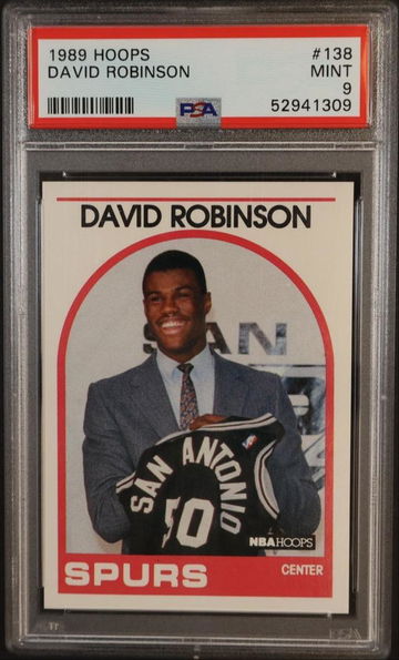 1989 Hoops David Robinson #138 PSA 9