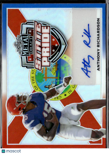 Anthony Richardson 2022 Leaf Metal Draft State Pride Auto /10 Florida Gators