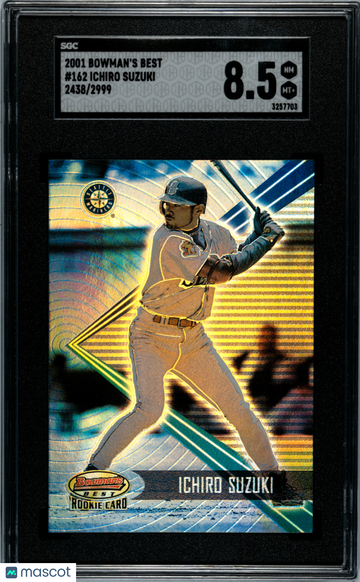 2001 Bowman's Best Ichiro Suzuki #162 2999 SGC 8.5