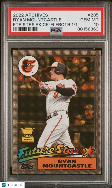 2022 Topps Archives Ryan Mountcastle Future Stars Rookie Cup FoilFractor 1/1