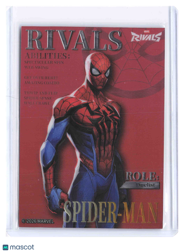 2026 Cardfun Marvel Rivals Eternal Glory Spider-Man Role: Duelist #MR-Z-01