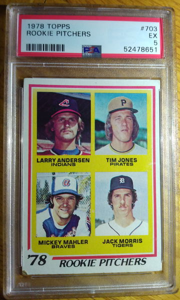1978 Rookie Pitchers: Jack Morris PSA 5