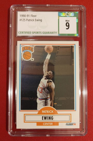 1990 Fleer New York Knicks Patrick Ewing