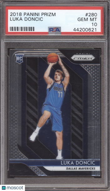 2018 Panini Prizm Luka Doncic #280 PSA 10