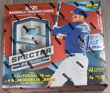 2021 Spectra Baseball 1st Off the Line Hobby Box