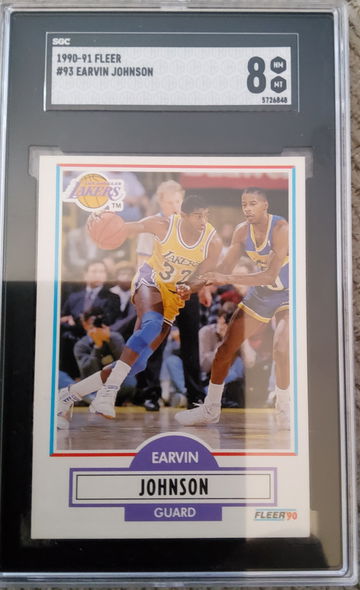 1990-91 Fleer Earvin (Magic) Johnson #93