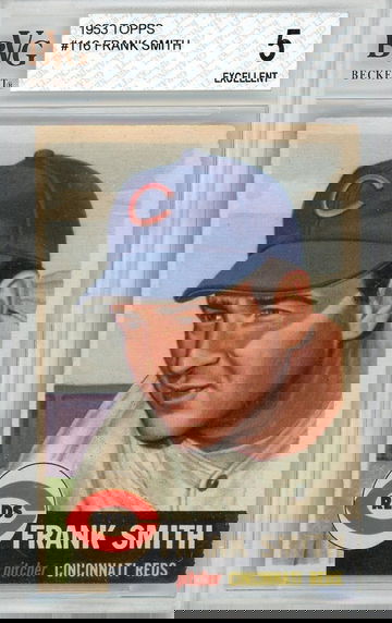 1953 Topps Frank Smith #116 BVG Beckett 5 P1225